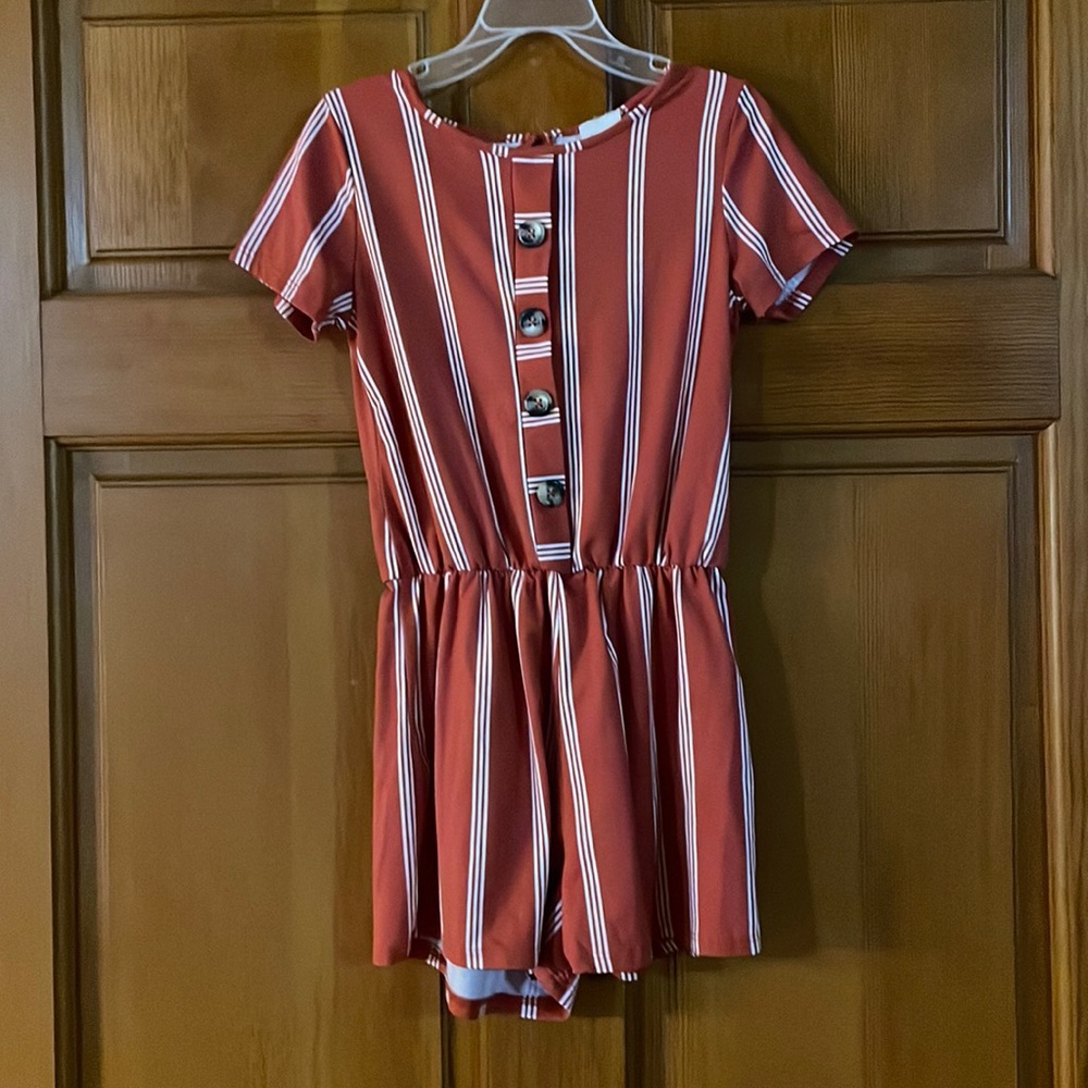 Girls Heart & Arrow Romper